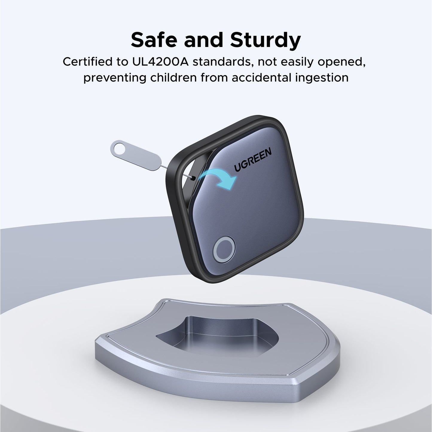 UGREEN SmartTag Pro Smart CM916 (75646P), Čierna
