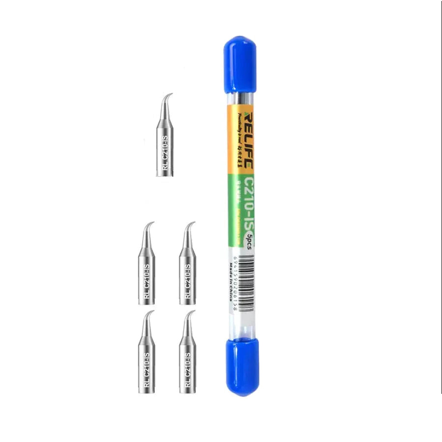 Relife RL-C210IS Soldering Tip, Set of 5 Pieces