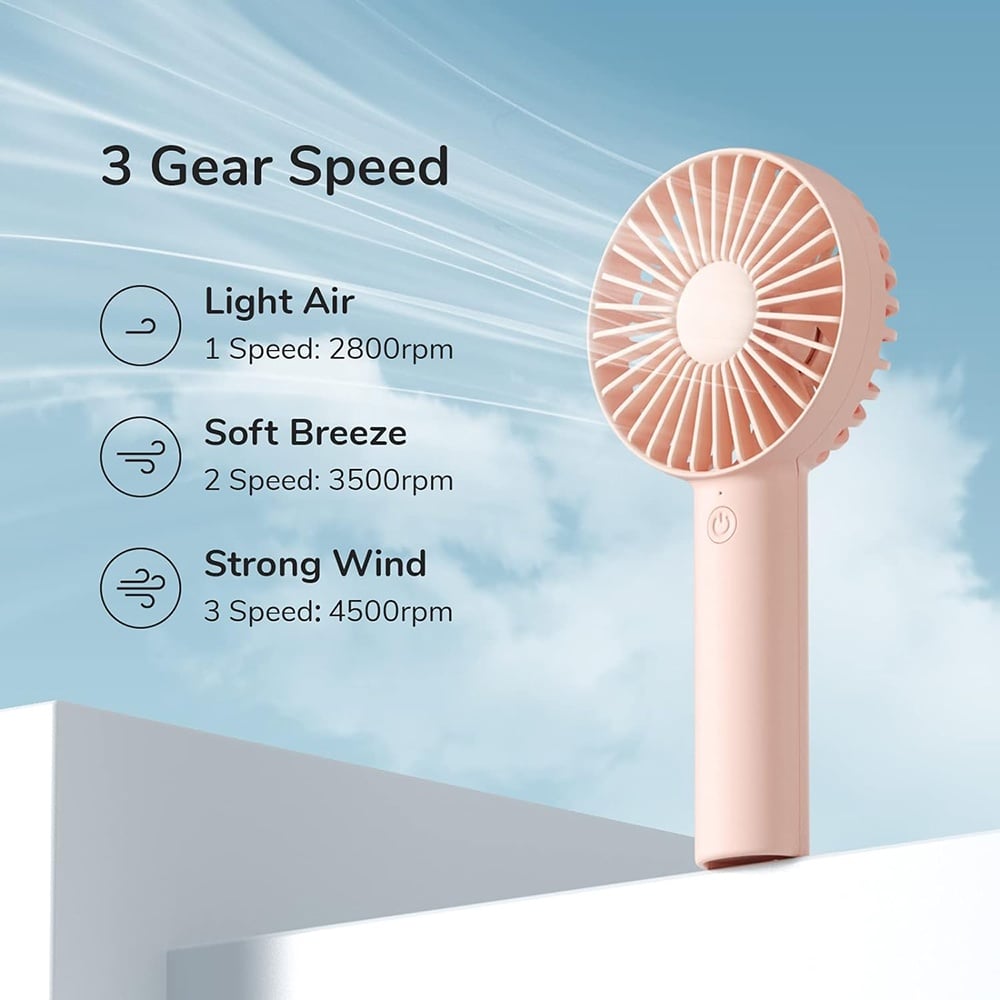 Prenosný ventilátor JisuLife FA21, biely