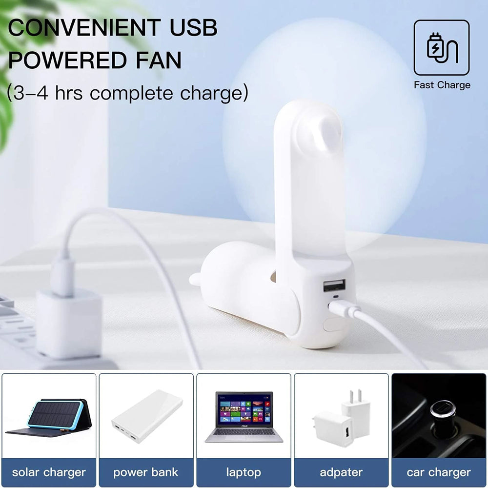 Prenosný ventilátor JisuLife Life8 Plus F8X, Zelený