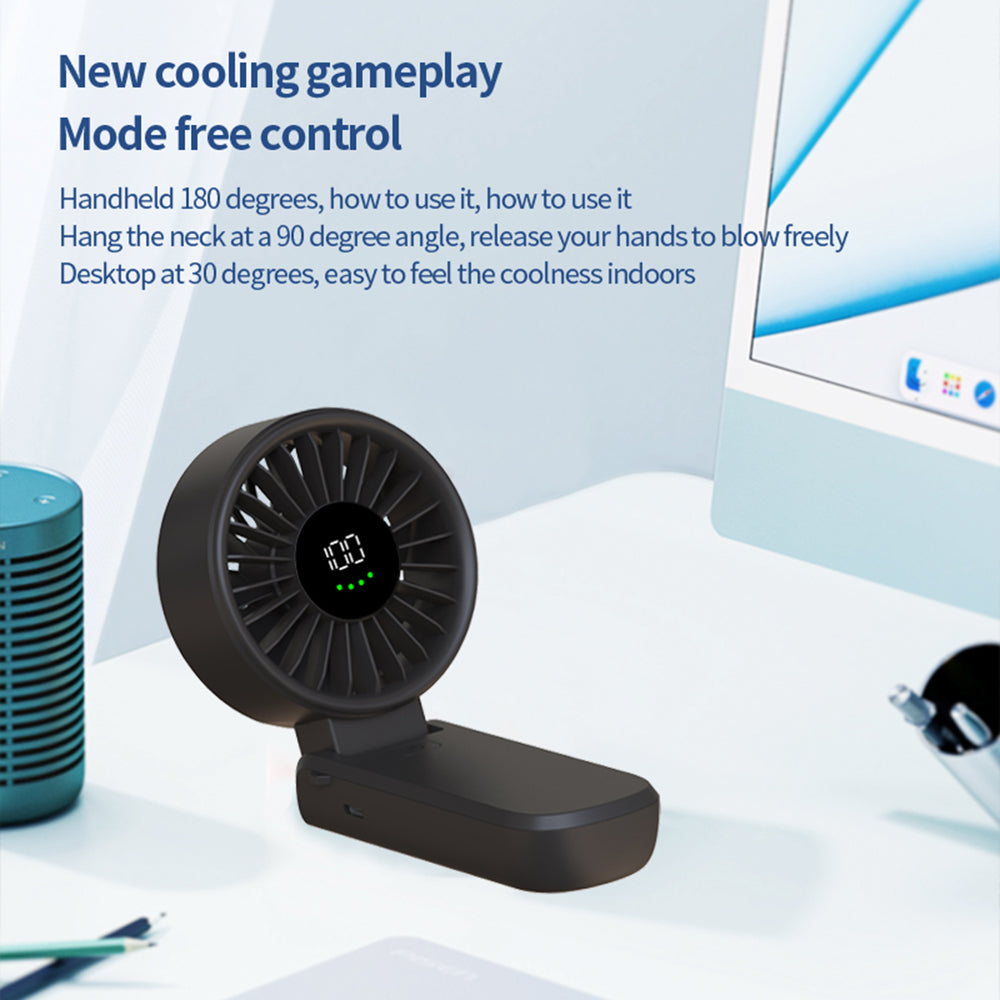 Prenosný ventilátor Techsuit A10, čierny