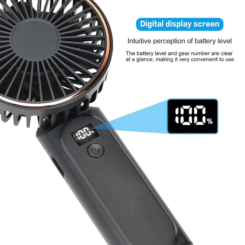 Prenosný ventilátor Techsuit M12, čierny