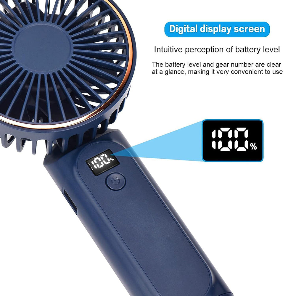 Prenosný ventilátor Techsuit M12, modrý