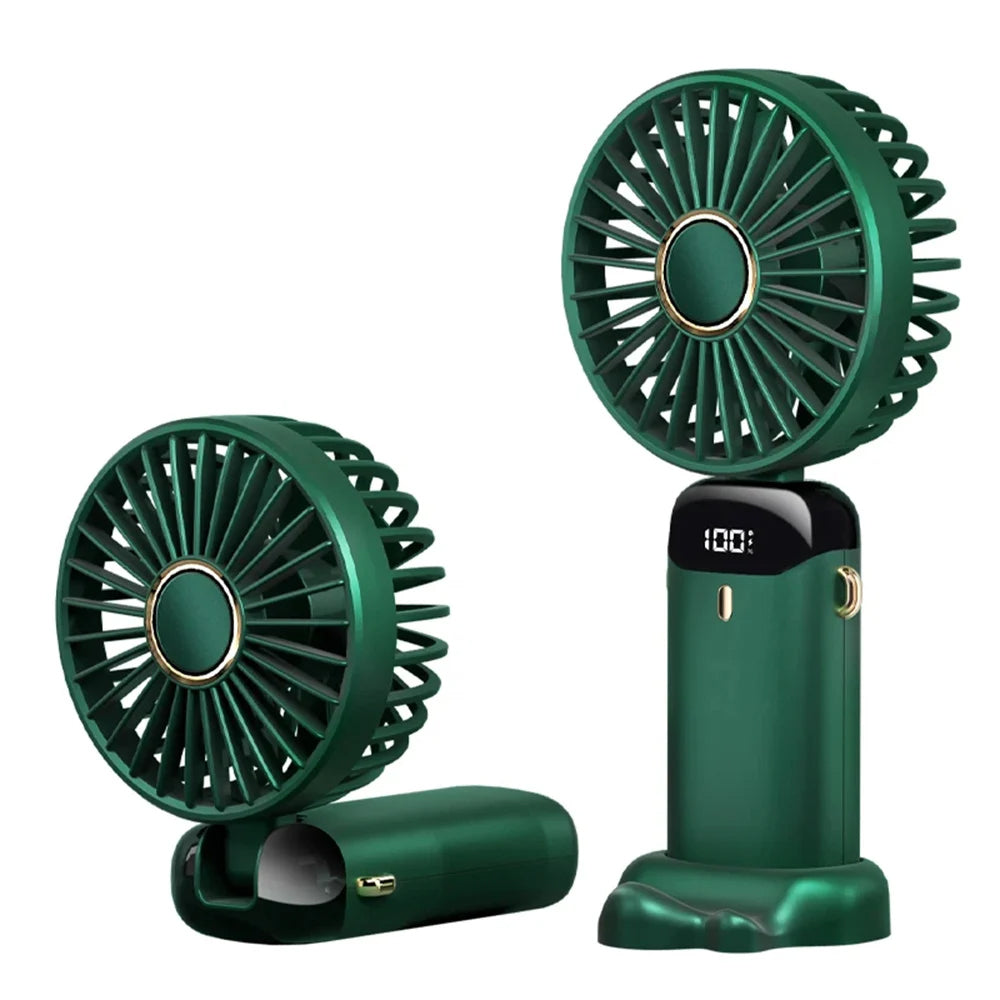 Prenosný ventilátor Techsuit N15, zelený