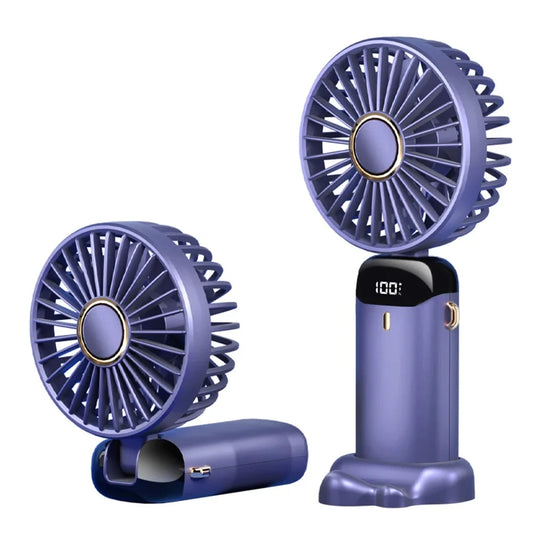 Prenosný ventilátor Techsuit N15, fialový