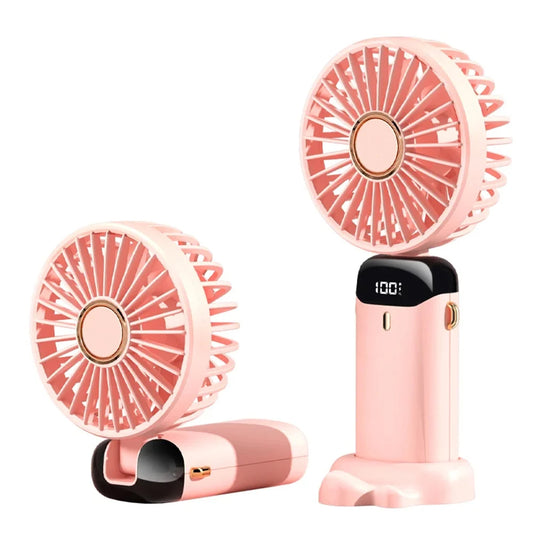 Prenosný ventilátor Techsuit N15, ružový