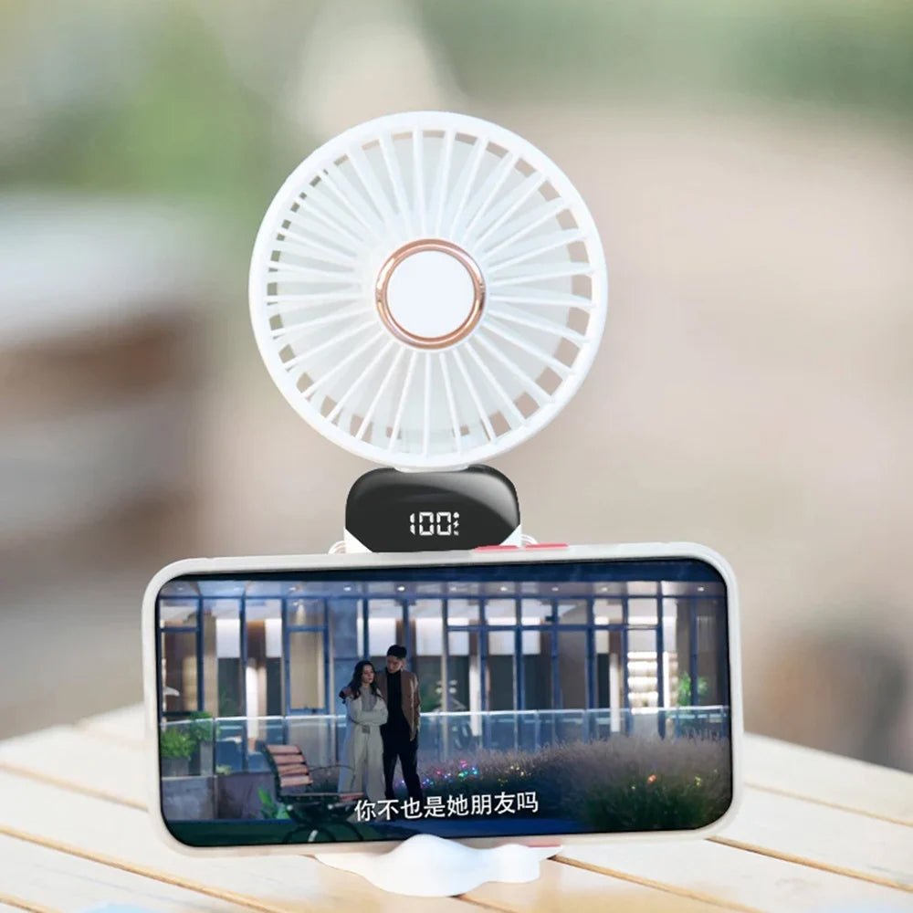 Prenosný ventilátor Techsuit N15, zelený