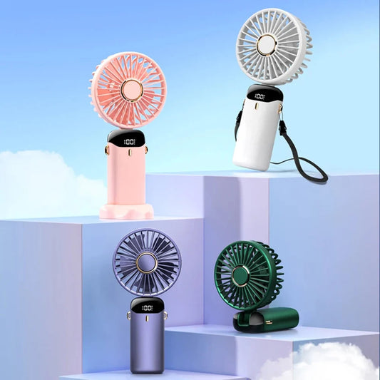 Prenosný ventilátor Techsuit N15, ružový