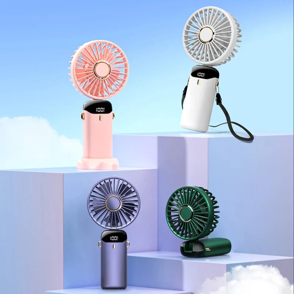 Prenosný ventilátor Techsuit N15, zelený