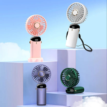 Prenosný ventilátor Techsuit N15, zelený