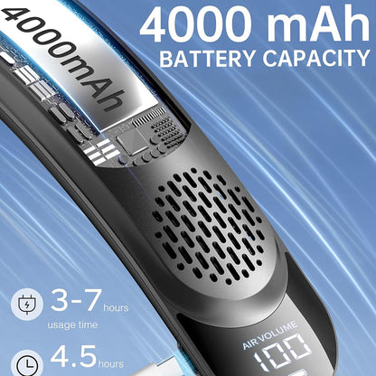 Prenosný ventilátor Techsuit S8, biely