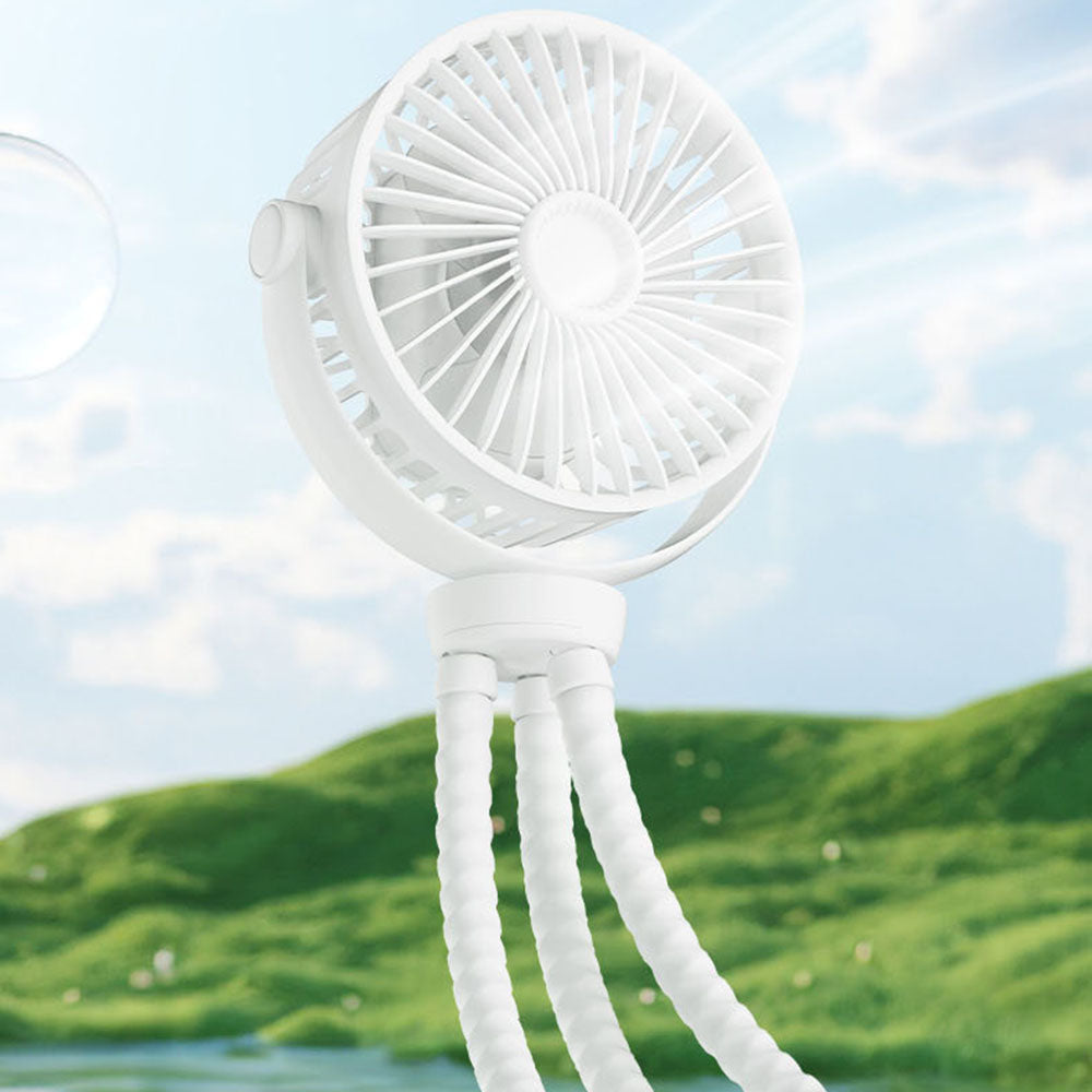 Prenosný ventilátor Techsuit VP1, biely
