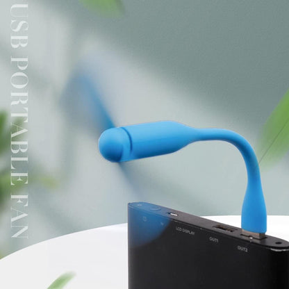 USB ventilátor Techsuit TUF1, modrý