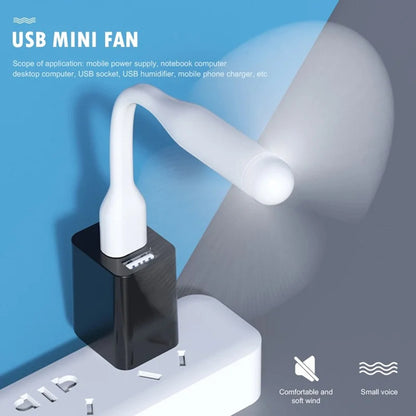 USB ventilátor Techsuit TUF1, modrý
