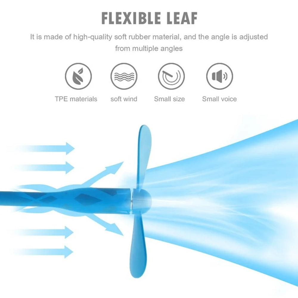 Techsuit TUF1 USB Fan, Orange