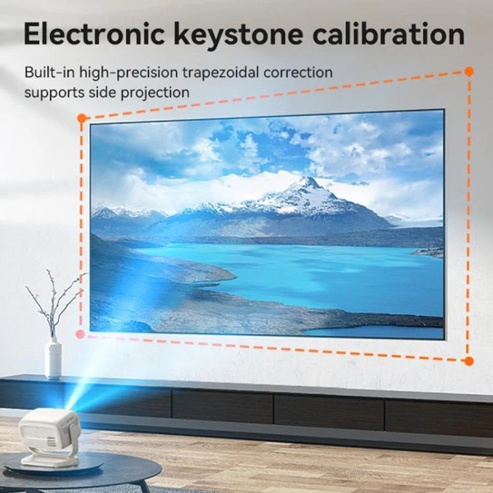 Projektor Yesido TV13, 720P, 190ANSI, Android 9.0, Biely