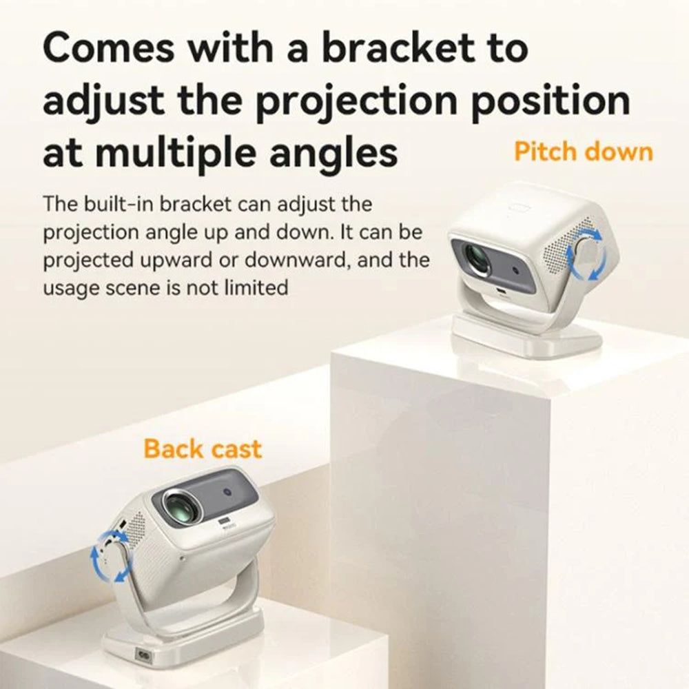 Projektor Yesido TV13, 720P, 190ANSI, Android 9.0, Biely